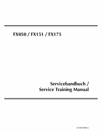 Oki FX050 OKIFAX FX050 / FX151 / FX175 Service Manual